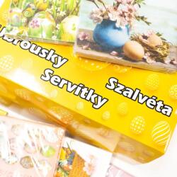  Szalvéta húsvéti 20 db-os 2-réteges 10 csomag/gyűjtő ÚJ MINTÁK! (8586014450038)