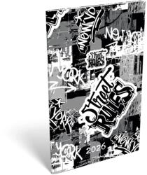 Lizzy Card A6 tűzött zsebnaptár Street Rules Lizzy Calendar 2026 (21712)