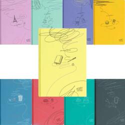 Lipamill Beírókönyv kockás LIPAMILL A/5 96 lapos keményfedeles többféle színben (11222LIPAMILL)