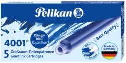 Pelikan Tintapatron töltőtollakhoz királykék 5 db-os csomag nagyméretű 4001 Pelikán (00310748)