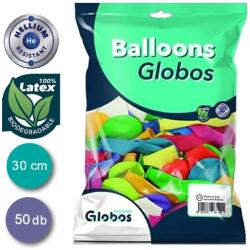  Gömb lufi 30 cm többféle szín vegyesen csomagolva 50 db (8421332006003)