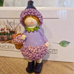  Levendula gyerek polyresin dekoráció 14 cm GGSZ106510 (GGSZ106510)