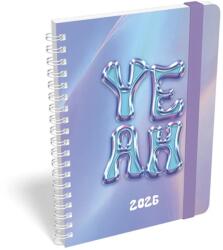 Lizzy Card Határidőnapló Heti Tervező B6 spirál Fun Lizzy Calendar 2026 (21588)