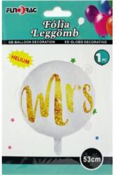 Mrs. feliratos esküvői fólia lufi 53cm 611383