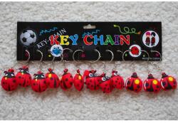  Kulcstartó figura gumiból katicabogár 039853 (5996562039853)