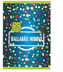  Baglyos meghívó ballagásra 10darab/csomag (20290200704)