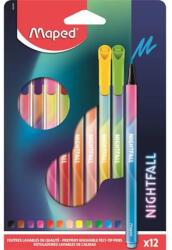 Maped Filctoll készlet 2, 5 mm kimosható MAPED Nightfall 12 különböző szín