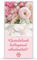 Ars Una ballagási zsebes borítékos lap virágokkal Gratuláló P Kifutó (11064015)