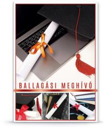 Ars Una ballagási extra borítékos lap diploma tekercsek Meghívó felirattal ballagásra F (30064379)