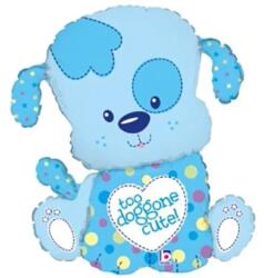  Fólia lufi világoskék kutyus 82 cm (1058085686-P)