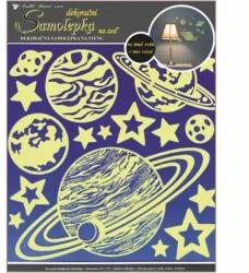  Falmatrica - Sötétben világító 31x31cm - Bolygók (603)