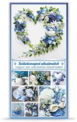 Ars Una születésnapi alkalmi francia borítékos lap virágos kollázs C (12084296)