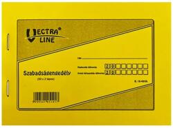 Vectra-Line Nyomtatvány szabadságengedély 50x2 vegykezelt (B18-49/V)