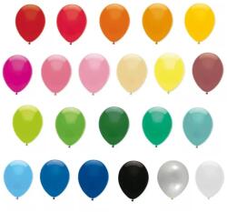  Gömb lufi 30 cm többféle színben vegyesen csomagolva 10 db (5998188310071)