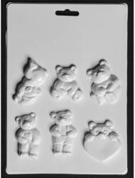  Gipszkiöntő forma Apró macik 235