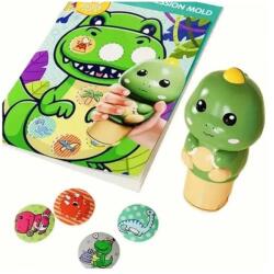 Luna Luna: Dinoszauruszos matricák 100db-os szett dinós bélyegzővel