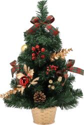 Chomik Karácsonyi Fenyőfa 50 cm Piros-Arany *2347 (CH-ANT2347)