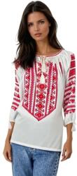 Rody s Forever Női blúz, ie R25 típusú, fehér/bordópiros, L-es méret (R51444L)