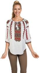 Rody s Forever Női blúz O25 fehér/zöld, méret 3XL (R9363XL)