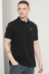 Barbour Barbour, Galléros piképóló hímzett logóval, Fekete, XL (MML0358-BK31-XL)