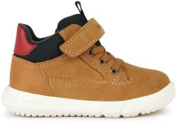 Geox Geox, Tépőzáras nyersbőr bakancs, Karamellbarna, 20 EU (B365DA022MEC2306-20)