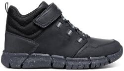 GEOX Geox, Flexyper sneaker nubukbőr részletekkel, Fekete, 32 EU (J949XA032FUCF44D-32)