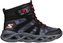 Skechers Skechers, Twisted -Brights- Zerrix bakancs, Piros, Fekete, 30 EU (400145L-BKRD-30)