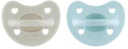 Chicco Suzetă Physio Luxe verde/gri 6-16m, 2 buc (AGS73033.32)