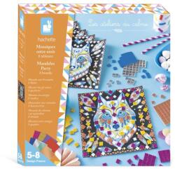 Janod Atelier Set creativ Maxi Mandale pentru prieteni Mozaic 8 buc (J09043)