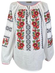 Rody s Forever D24 típusú női blúz, tiszta fehér/fekete, 2XL-es méret (R7482XL)