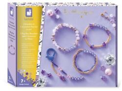 Janod Atelier Set creativ Fabricare bijuterii Brățări Popstar 3 buc și accesoriu de la 7 ani (J09115)