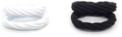 Lora hajgumi fekete/fehér 2 db 800790