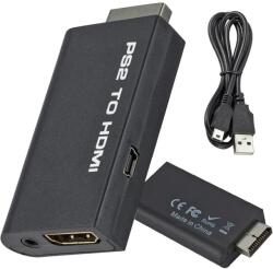 Verk Group Adaptor audio HDMI pentru PS2, convertor, culoare negru (06281)