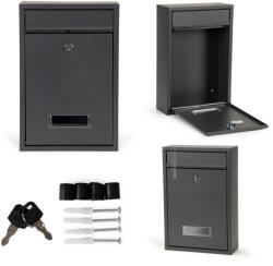 Homelux Postaláda horganyzott acélból antracit (HPB006) - geminiduo