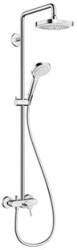 Hansgrohe Croma Select E 180 zuhanyrendszer 2 jet fehér, króm (HG-27258400)