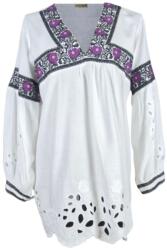 Rody s Forever Női blúz ML185 fehér/lila S-es méret (BTAMS)