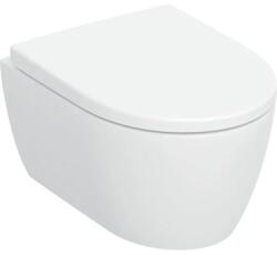 Geberit Icon fali wc 49 cm, mélyöblítésű, rövidített kivitel, zárt forma, turboflush, fényes fehér (GE-503.047.00.1)