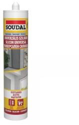Soudal univerzális szilikon transzparens 280 ml, ecetsavas (SOUD-154564)