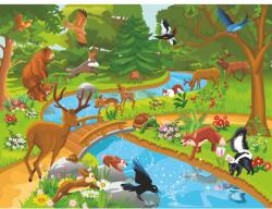 Blueback MAT Erdei állatok tapéta, gyerekrajzok3, 250 x 150 cm (BBIMG6792)