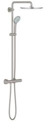 GROHE Euphoria 310 fali zuhanyrendszer termosztatikus keverőcsappal Supersteel (GR-26075DC0)