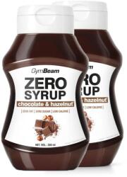 GymBeam - ZERO CSOKOLÁDÉ ÉS MOGYORÓ SZIRUP - 2 x 350 ML