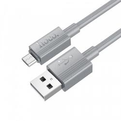 hoco. USB-A - microUSB kábel Hoco X107, 18W, 2.4A, 1m, szürke