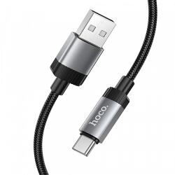 hoco. USB-A - USB-C kábel Hoco X117, 60W, 3A, 1m, fekete
