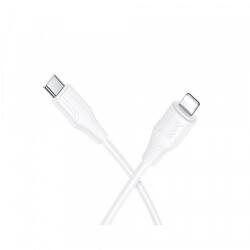 hoco. USB-C - Lightning kábel Hoco X124, 27W, 2.4A, 1m, fehér