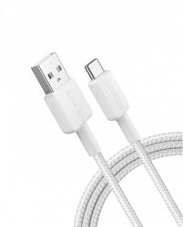 Anker USB-A - USB-C kábel Anker 322, 18W, 3A, 1, 8m, fehér A81H6G21