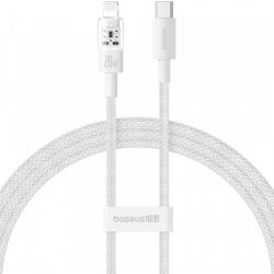 Baseus USB-C - Lightning kábel Baseus Gem, 20W, 2.4A, 2m, fehér P10373001211-01