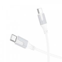 BOROFONE USB-C - USB-C kábel Borofone BX101 Creator, 60W, 3A, 1m, fehér