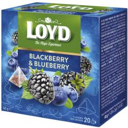 LOYD Gyümölcstea LOYD Piramis áfonya-szeder 20x2 g - vectraline