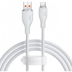 Baseus USB-A - USB-C kábel Baseus Pudding, 100W, 5A, 1.2m, fehér