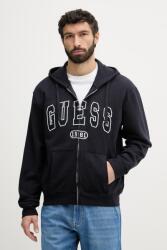 GUESS hanorac cu fermoar bărbătesc de bumbac DAVIS PPY2-BLM0PG_59X (M6GQ24.K3486)